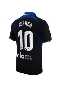 Atletico Madrid Angel Correa #10 Voetbaltruitje Uit tenue 2022-23 Korte Mouw